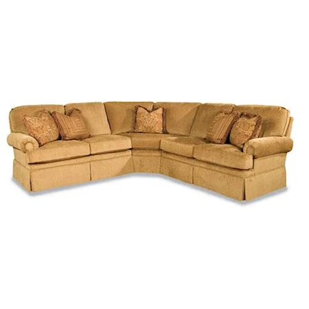 Spacious Sectional Seating